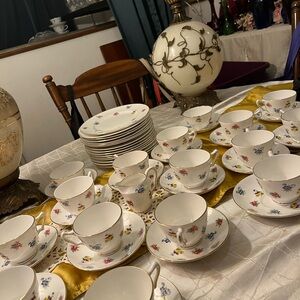 Floral Porcelain Tea Set
